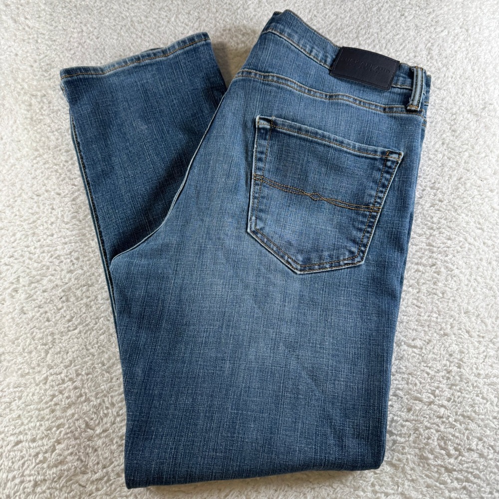 Lucky Brand 410 Athletic Slim Jeans Mens 33x30 Blue Excellent Denim Pants